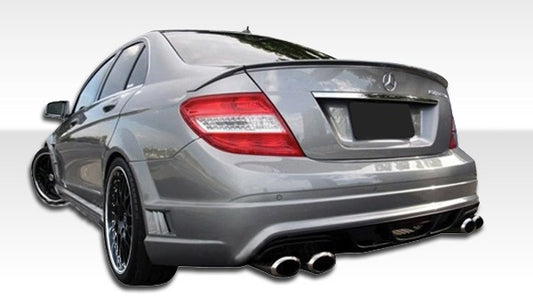 Extreme Dimensions Duraflex W-1 Rear Bumper Cover Compatible With 2008-2014 Mercedes C Class - 1 Piece - 106107