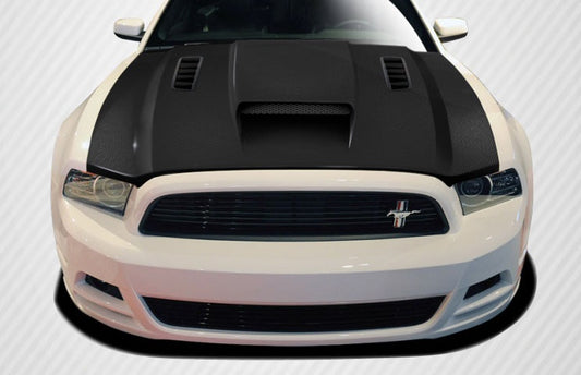 Carbon Creations CVX Hood Compatible With 2013-2014 Ford Mustang 2010-2014 Mustang GT500 - 1 Piece - 106262