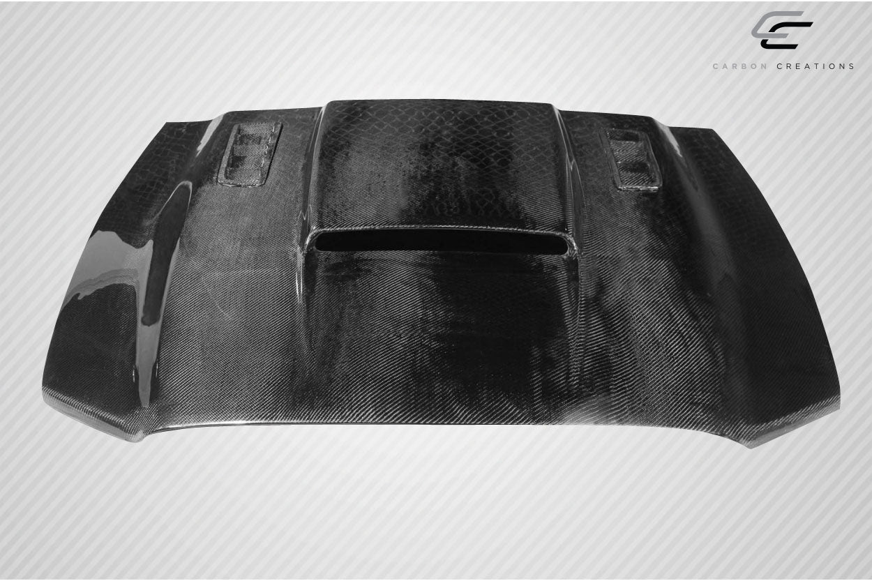 Carbon Creations CVX Hood Compatible With 2013-2014 Ford Mustang 2010-2014 Mustang GT500 - 1 Piece - 106262