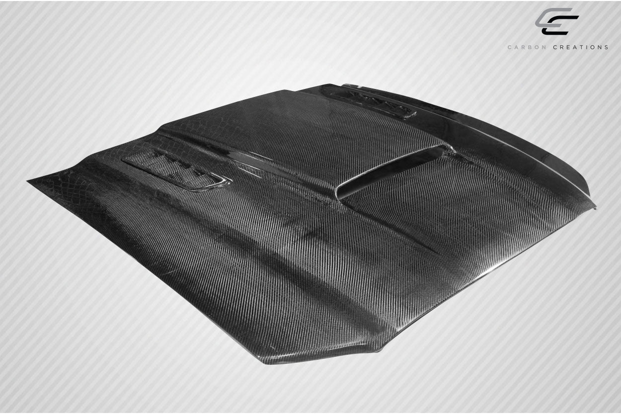 Carbon Creations CVX Hood Compatible With 2013-2014 Ford Mustang 2010-2014 Mustang GT500 - 1 Piece - 106262