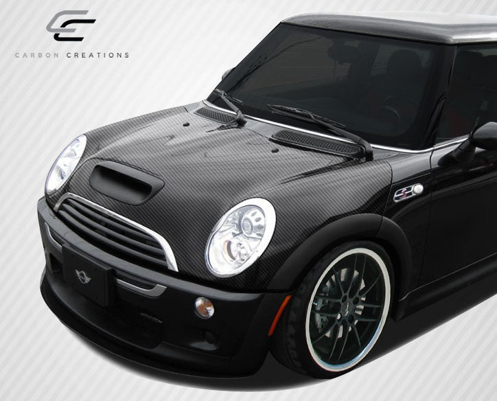 Carbon Creations OEM Look Hood Compatible With 2002-2006 MINI Cooper 2005-2008 Convertible R52 - 1 Piece - 106323