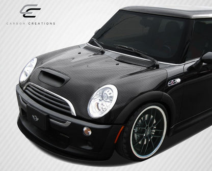 Carbon Creations OEM Look Hood Compatible With 2002-2006 MINI Cooper 2005-2008 Convertible R52 - 1 Piece - 106323