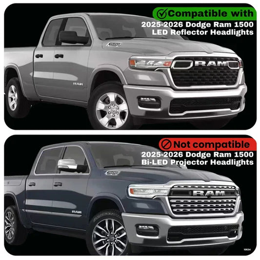 Dodge Ram 1500 Dynamic Headlight Adapter for LED Reflector Headlights (2025-2026)