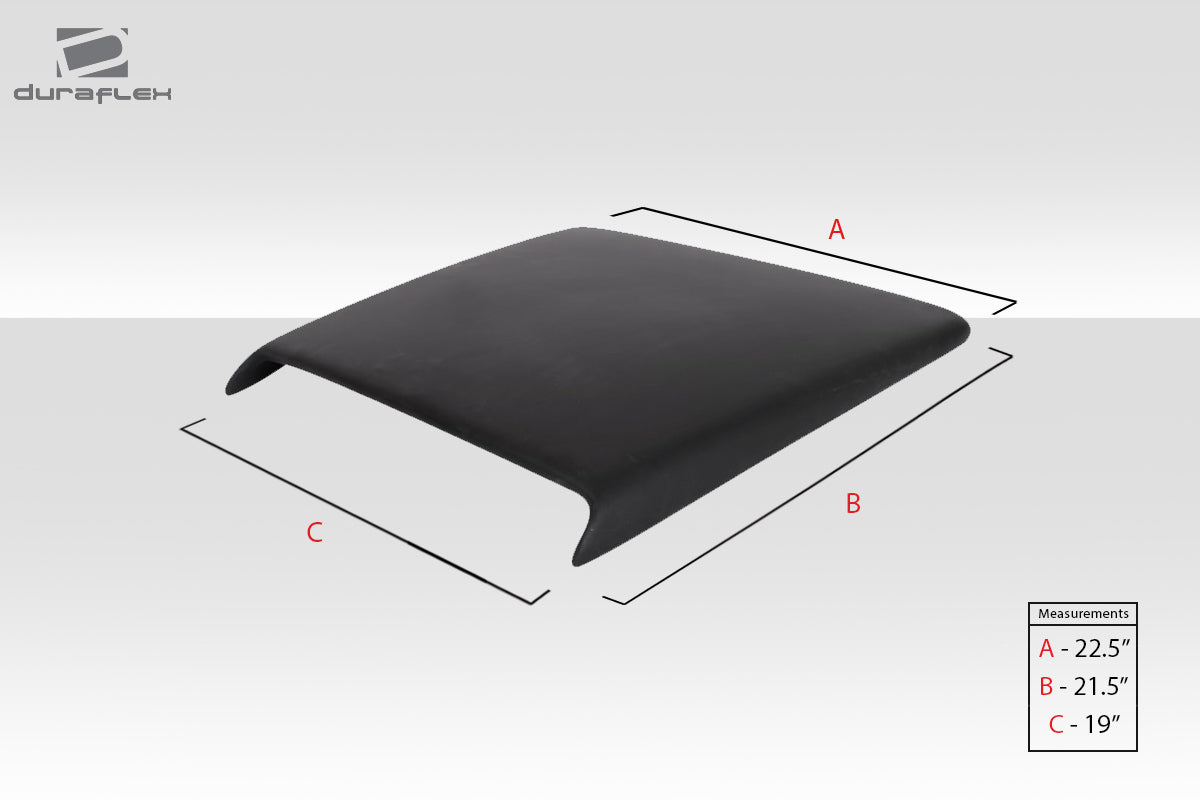 Extreme Dimensions Duraflex Universal Ram Air Scoop 1 Body Kit - 1 Piece - 106353