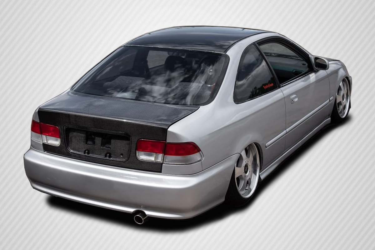 Carbon Creations OEM Look Trunk Compatible With 1996-2000 Honda Civic 2DR - 1 Piece - 106381
