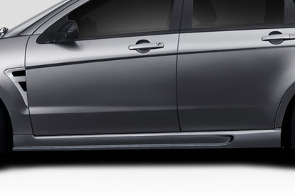 Extreme Dimensions Duraflex Piranha Side Skirts Compatible With 2008-2011 Ford Focus - 2 Piece - 106426