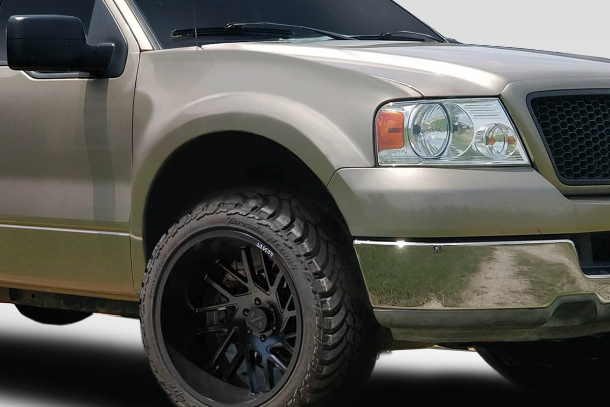 Extreme Dimensions Duraflex Off Road Bulge Front Fenders Compatible With 2004-2008 Ford F150 - 2 Piece - 106461