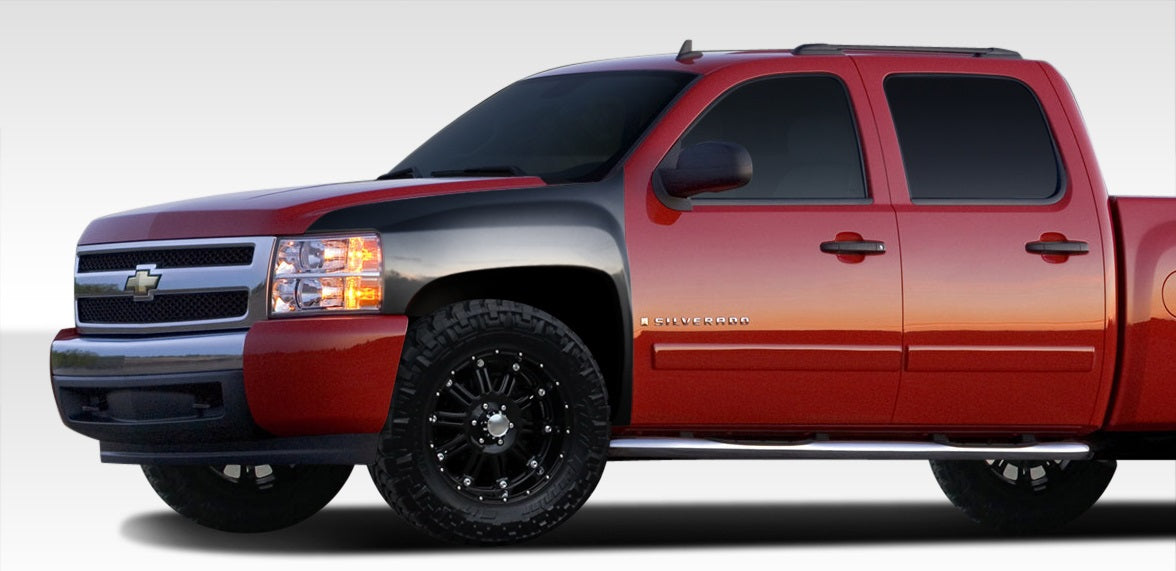 Extreme Dimensions Duraflex Off Road Bulge Front Fenders Compatible With 2007-2013 Chevrolet Silverado - 2 Piece - 106467
