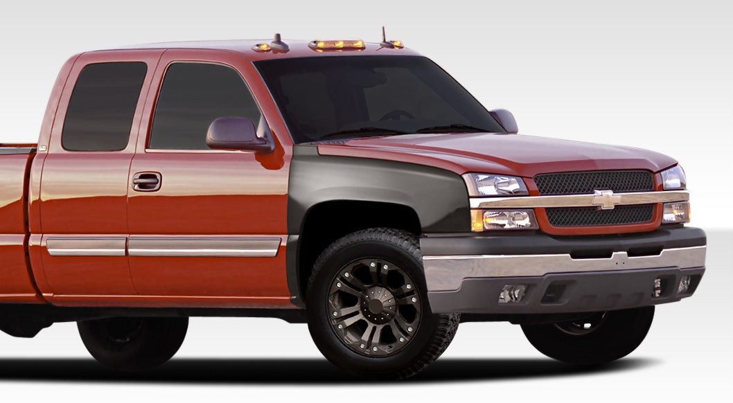 Extreme Dimensions Duraflex Off Road Bulge Front Fenders Compatible With 2003-2006 Chevrolet Silverado - 2 Piece - 106468