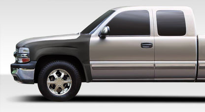 Extreme Dimensions Duraflex Off Road Bulge Front Fenders Compatible With 1999-2002 Chevrolet Silverado - 2 Piece - 106469