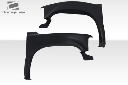 Extreme Dimensions Duraflex Off Road Bulge Front Fenders Compatible With 1999-2002 Chevrolet Silverado - 2 Piece - 106469