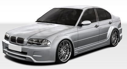 Extreme Dimensions Duraflex I-Design Wide Body Kit Compatible With 1999-2005 BMW 3 Series E46 4DR - 8 Piece - 106516