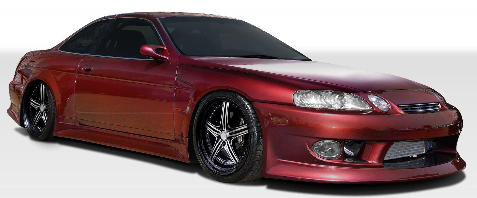 Extreme Dimensions Duraflex V-Speed Wide Body Kit Compatible With 1992-2000 Lexus SC Series - 8 Piece - 106576