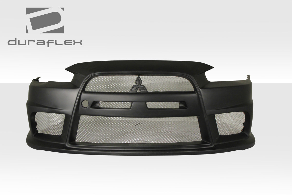 Extreme Dimensions Duraflex Evo X Look Front Bumper Cover Compatible With 2008-2017 Mitsubishi Lancer - 1 Piece - 106953