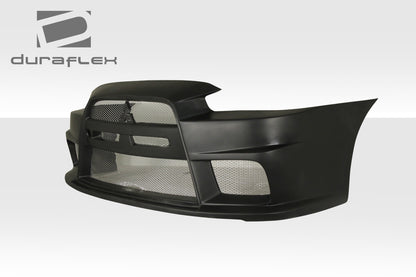 Extreme Dimensions Duraflex Evo X Look Front Bumper Cover Compatible With 2008-2017 Mitsubishi Lancer - 1 Piece - 106953