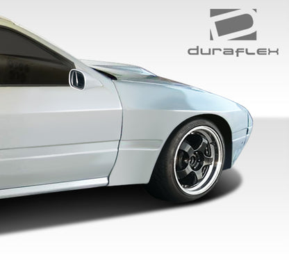 Extreme Dimensions Duraflex MTP Wide Body Front Fenders Compatible With 1986-1991 Mazda RX7 - 2 Piece - 106593