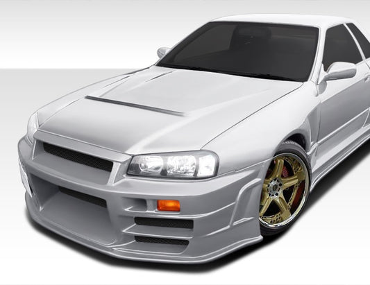 Extreme Dimensions Duraflex R324 Conversion Front Bumper Cover Compatible With 1989-1994 Nissan Skyline - 1 Piece - 106600