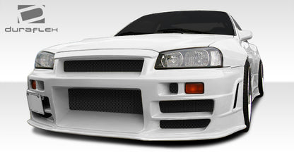 Extreme Dimensions Duraflex R324 Conversion Front Bumper Cover Compatible With 1989-1994 Nissan Skyline - 1 Piece - 106600