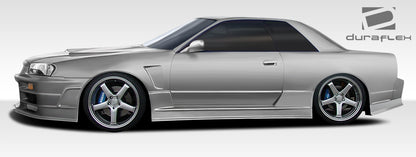 Extreme Dimensions Duraflex R324 Conversion Side Skirts Compatible With 1989-1994 Nissan Skyline - 2 Piece - 106601