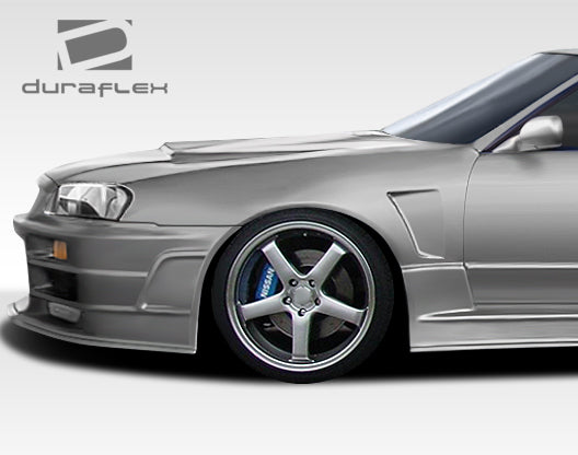 Extreme Dimensions Duraflex R324 Conversion Front Fenders Compatible With 1989-1994 Nissan Skyline - 2 Piece - 106603