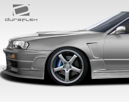 Extreme Dimensions Duraflex R324 Conversion Front Fenders Compatible With 1989-1994 Nissan Skyline - 2 Piece - 106603