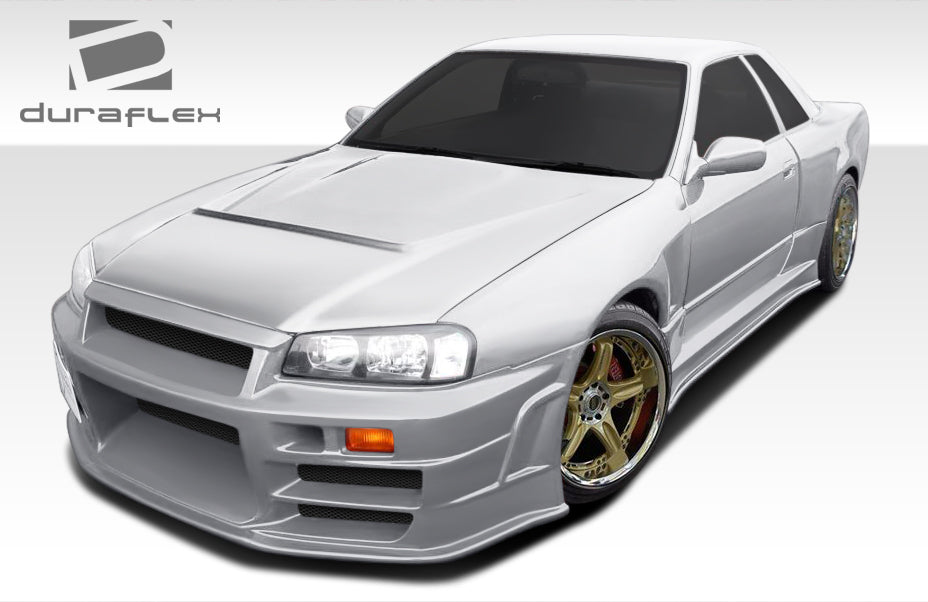Extreme Dimensions Duraflex R324 Conversion Body Kit Compatible With 1989-1994 Nissan Skyline R32 2DR - 9 Piece - 106606