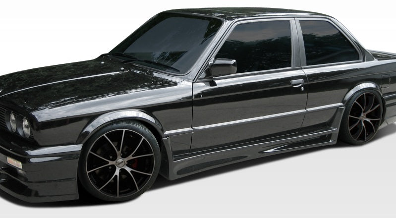 Extreme Dimensions Duraflex GT-S Side Skirts Compatible With 1984-1991 BMW 3 Series - 2 Piece - 106846