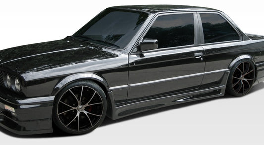 Extreme Dimensions Duraflex GT-S Side Skirts Compatible With 1984-1991 BMW 3 Series - 2 Piece - 106846