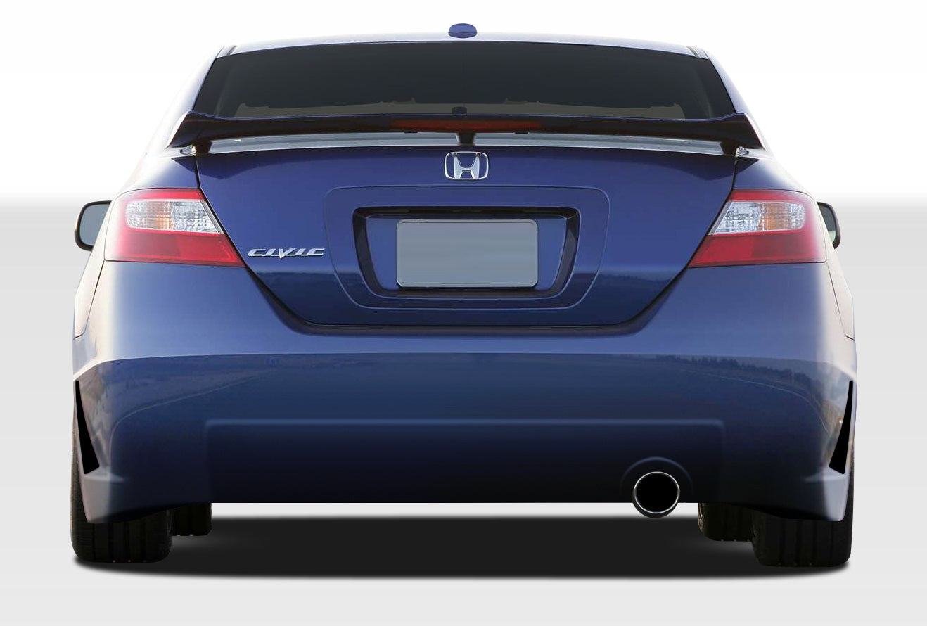 Extreme Dimensions Duraflex B-2 Rear Bumper Cover Compatible With 2006-2011 Honda Civic 2DR - 1 Piece - 106857