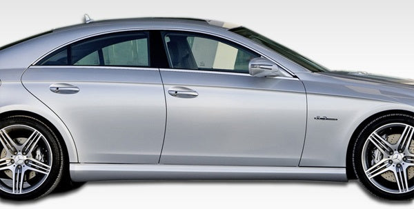 Extreme Dimensions Duraflex AMG Look Side Skirts Compatible With 2006-2011 Mercedes CLS - 2 Piece - 106951