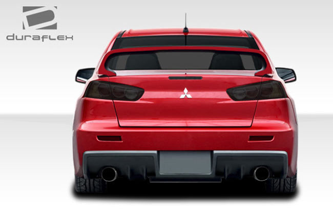 Extreme Dimensions Duraflex Evo X Look Rear Bumper Cover Compatible With 2008-2017 Mitsubishi Lancer - 1 Piece - 106955