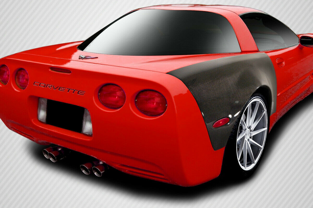Carbon Creations ZR Edition Rear Fenderss Compatible With 1997-2004 Chevrolet Corvette - 2 Piece - 107097