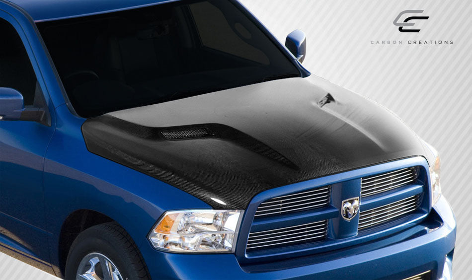 Carbon Creations MP-R Hood Compatible With 2009-2018 Dodge Ram - 1 Piece - 107104