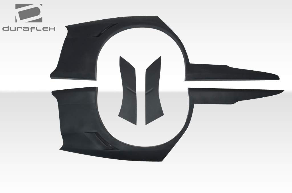 Extreme Dimensions Duraflex VT-X Wide Body Rear Fender Flares Compatible With 2003-2006 Mitsubishi Evolution - 4 Piece - 107216