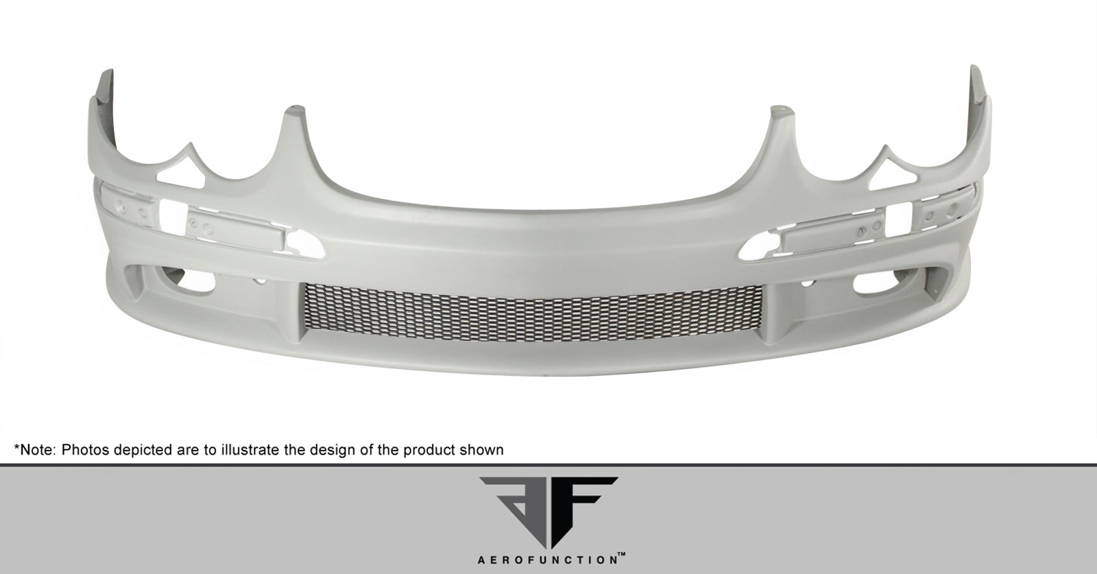Aero Function AF-1 Front Bumper Cover Compatible With 2003-2008 Mercedes SL - Mercedes - 1 Piece - 107393