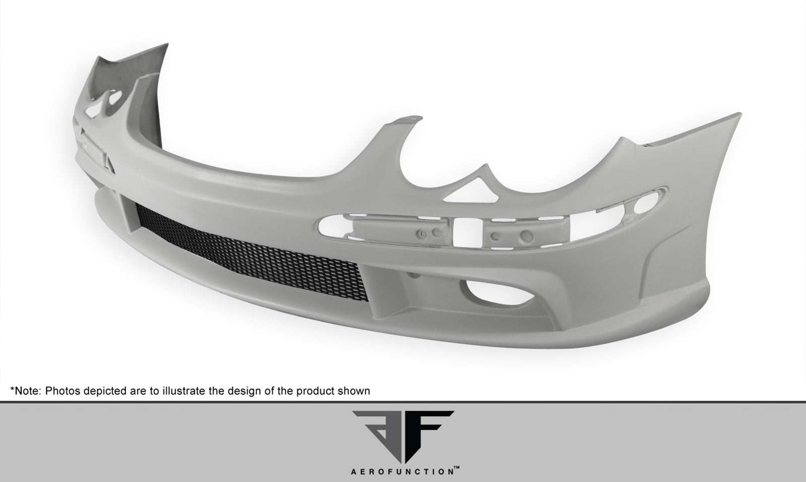 Aero Function AF-1 Front Bumper Cover Compatible With 2003-2008 Mercedes SL - Mercedes - 1 Piece - 107393