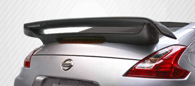 Carbon Creations N-2 Wing Spoiler Compatible With 2009-2020 Nissan 370Z Coupe - 1 Piece - 107412