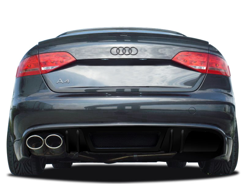 Extreme Dimensions R-1 Rear Diffuser Compatible With 2009-2012 Audi A4 4DR - 1 Piece - 107421