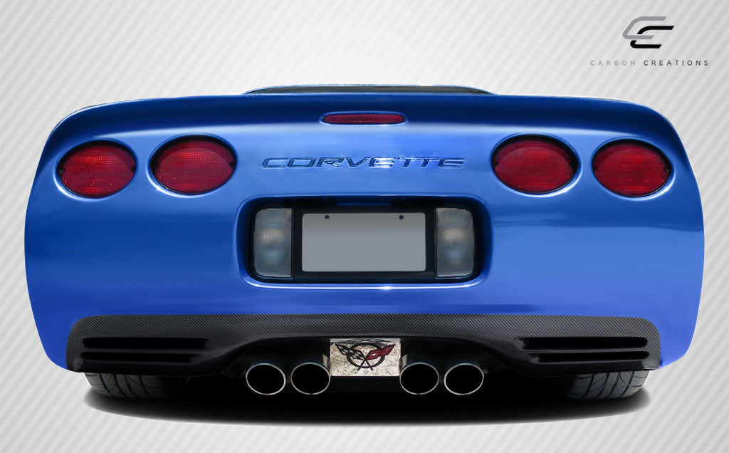 Carbon Creations SP-R Rear Bumper Cover Compatible With 1997-2004 Chevrolet Corvette - 1 Piece - 107479