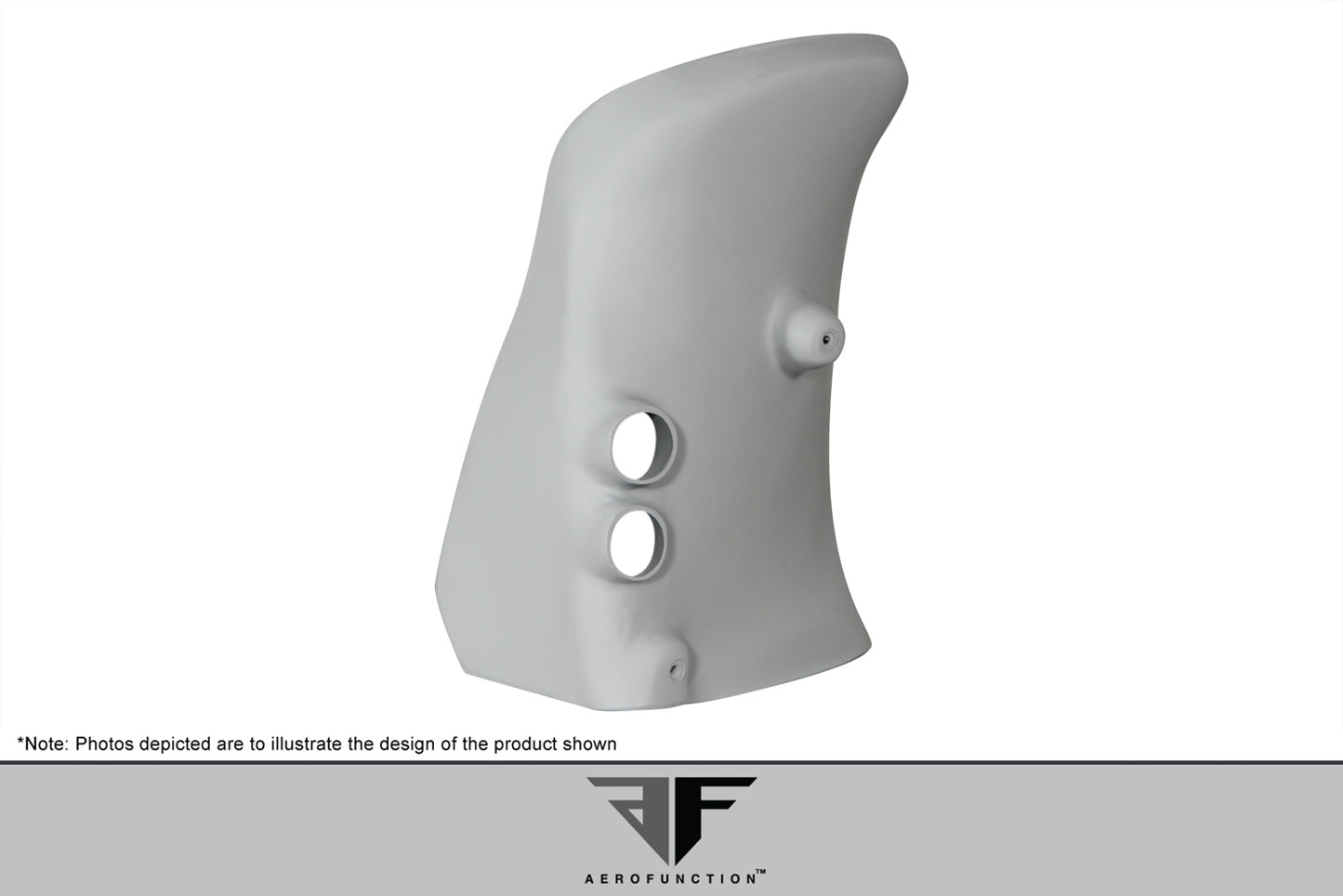 Aero Function AF-1 Bumper Scoops Compatible With 2003-2006 Porsche Cayenne - 2 Piece - 107577