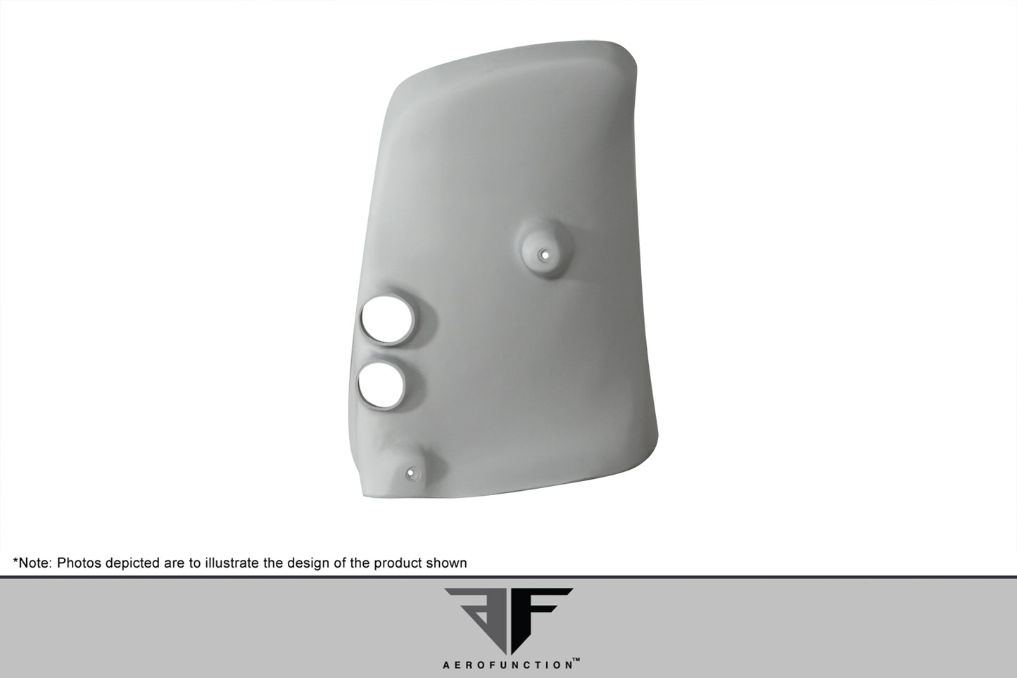 Aero Function AF-1 Bumper Scoops Compatible With 2003-2006 Porsche Cayenne - 2 Piece - 107577