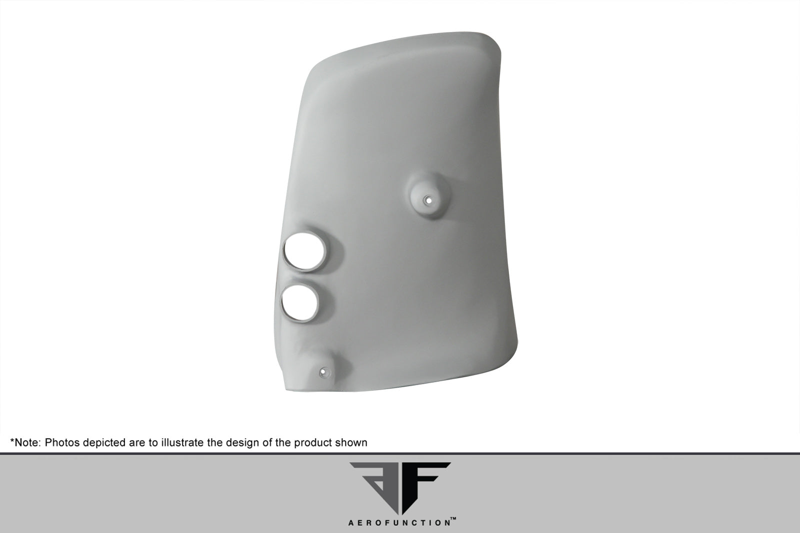 Aero Function AF-1 Bumper Scoops Compatible With 2003-2006 Porsche Cayenne - 2 Piece - 107577