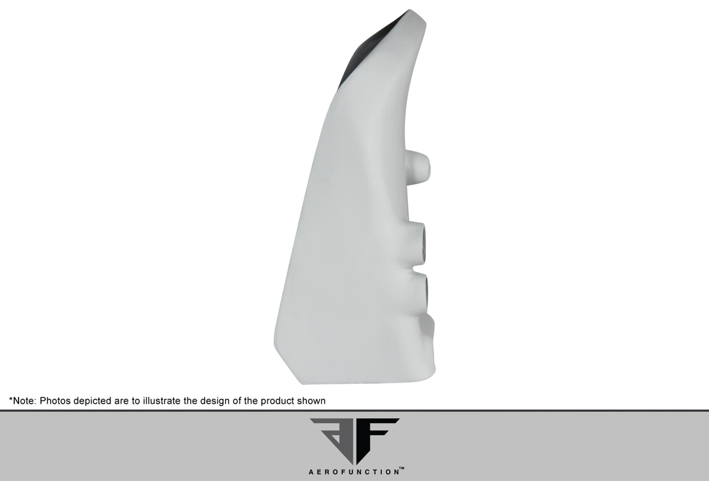 Aero Function AF-1 Bumper Scoops Compatible With 2003-2006 Porsche Cayenne - 2 Piece - 107577