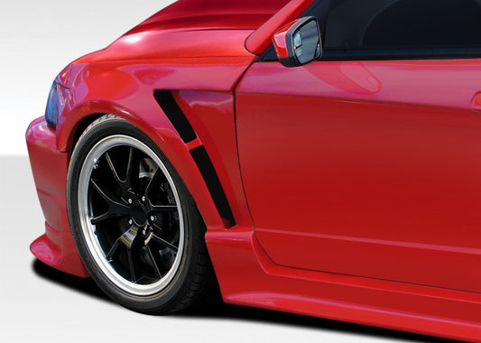 Extreme Dimensions Duraflex CBR500 Wide Body Front Fenders Compatible With 1999-2004 Ford Mustang - 2 Piece - 107583