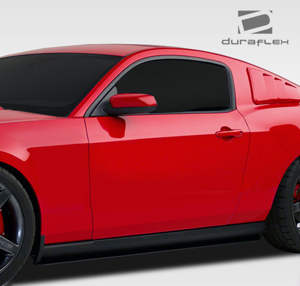 Extreme Dimensions Duraflex R-Spec Side Skirts Compatible With 2005-2014 Ford Mustang - 2 Piece - 107607