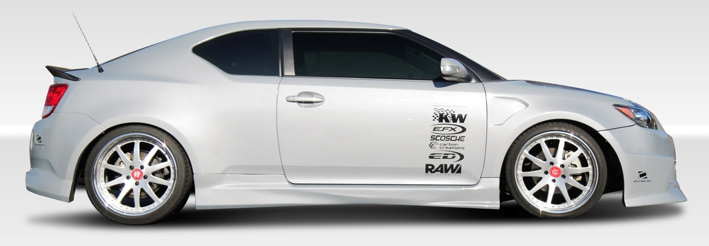 Extreme Dimensions Duraflex GT Concept Side Skirts Compatible With 2011-2015 Scion TC - 2 Piece - 107648