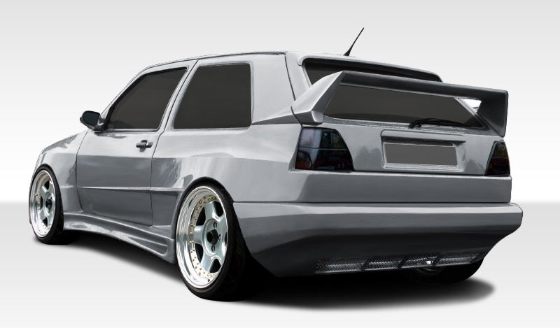 Extreme Dimensions Duraflex R-1 Wide Body Rear Bumper Cover Compatible With 1985-1992 Volkswagen Golf - 1 Piece - 107688