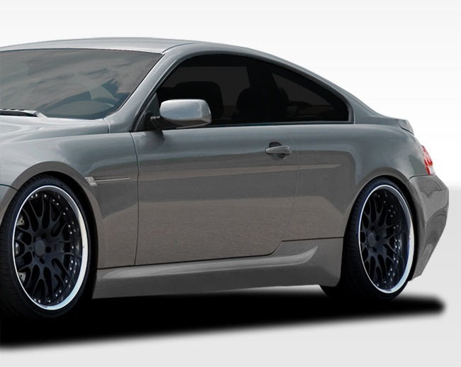 Extreme Dimensions Duraflex M6 Look Side Skirts Compatible With 2004-2010 BMW 6 Series - 2 Piece - 107703