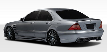 Extreme Dimensions Duraflex W-2 Rear Bumper Cover Compatible With 2000-2006 Mercedes S Class - 1 Piece - 107721