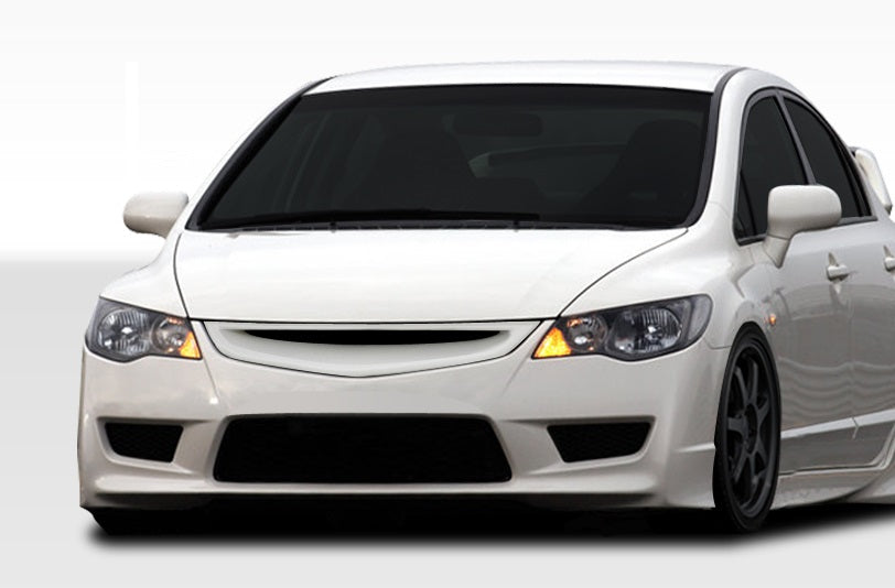 Extreme Dimensions Duraflex Type R Front Bumper Cover Compatible With 2006-2011 Honda Civic - 1 Piece - 107736